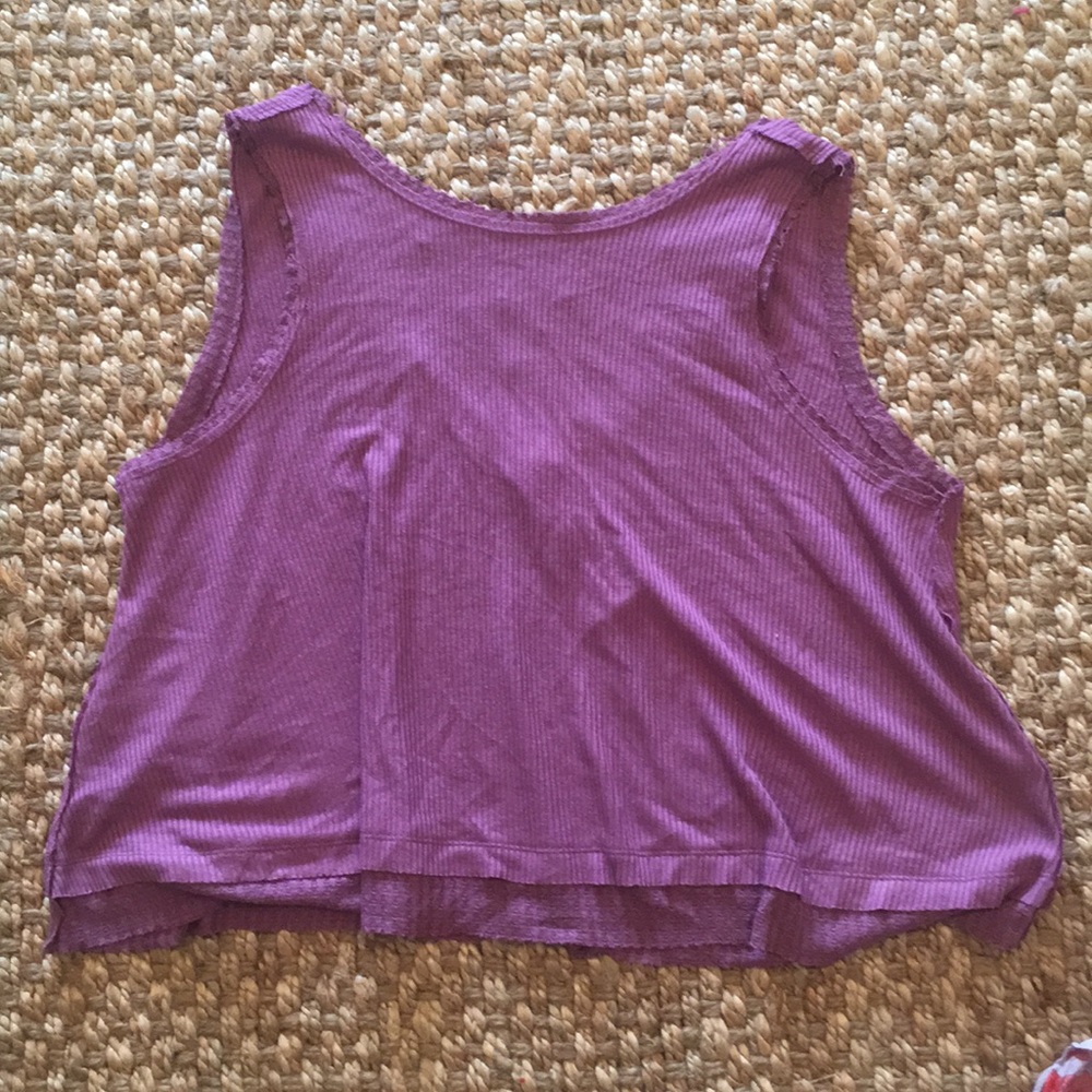 NWOT Free People purple tank size small